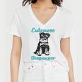 Miniature Schnauzer At Home Cuteness Dispenser Multi Tasking Dog Women V-Neck T-Shirt