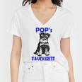 Miniature Schnauzer At Home Pops Favourite Multi Tasking Dog Women V-Neck T-Shirt