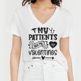 My Patients Are My Valentines 140 Trending Shirt Women V-Neck T-Shirt