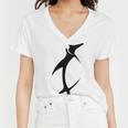 Penguin Icon Women V-Neck T-Shirt