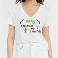 Texas Calling Me I Must Go - Idea Women V-Neck T-Shirt