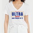 Ultra Maga And Proud Of It V11 Women V-Neck T-Shirt