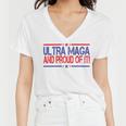 Ultra Maga And Proud Of It V14 Women V-Neck T-Shirt