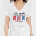 Ultra Maga And Proud Of It V15 Women V-Neck T-Shirt