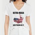 Ultra Maga And Proud Of It V3 Women V-Neck T-Shirt