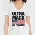 Ultra Maga And Proud Of It V9 Women V-Neck T-Shirt