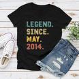 8 Years Old Gifts Legend Since May 2014 8Th Birthday Women V-Neck T-Shirt