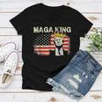 Anti Joe Biden Ultra Maga The Return Of The Great Maga King V2 Women V-Neck T-Shirt