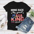 Bring Back The Great Maga King 2024 4Th Of July Trump 2024T President Trump Tee Republican Anti Biden Women V-Neck T-Shirt