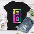 Cassette Tape Mixtape 80S And 90S Costume Women V-Neck T-Shirt