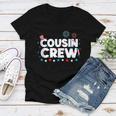 Cousin Crew 4Th Of July Patriotic American Family Matching V9 Women V-Neck T-Shirt