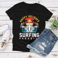 Funny Enjoy The Summer Holiday Summer Surfing Paradise Women V-Neck T-Shirt