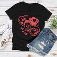 Funny Horror Valentines Day Women V-Neck T-Shirt