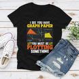 I See You Have Graph Paper Plotting Math Pun Funny Math Geek Women V-Neck T-Shirt