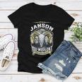 Janson Name Shirt Janson Family Name V4 Women V-Neck T-Shirt