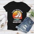 Lake Superior Unsalted Shark Free Women V-Neck T-Shirt