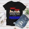 Most Dogs Are Smarter Than Your President Women V-Neck T-Shirt