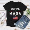 Ultra Maga And Proud Of It Ultra Maga V2 Women V-Neck T-Shirt