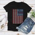 Ultra Maga Proud Patriotic Tshirt Women V-Neck T-Shirt