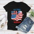 Ultra Maga Ultra Maga Funny Women V-Neck T-Shirt