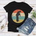 Vintage Trumpet Cool Retro Trumpet Player 164 Shirt Women V-Neck T-Shirt