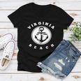Virginia Beach Commonwealth Of Virginia Women V-Neck T-Shirt