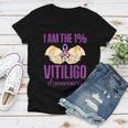 Vitiligo Awareness One Vitiligo Awareness Women V-Neck T-Shirt