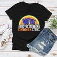 Vote Removes Stubborn Orange Stains 904 Shirt Women V-Neck T-Shirt