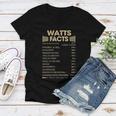 Watts Name Gift Watts Facts Women V-Neck T-Shirt