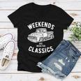 Weekend Classics Vintage Truck Women V-Neck T-Shirt