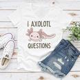 Axolotl I Axolotl Questions Cute Animal Mexican Walking Fish Women V-Neck T-Shirt