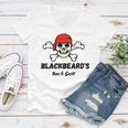 Blackbeards Bar Grill Women V-Neck T-Shirt