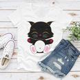 Cat Cut Cat Cat Lovers Black Cat Funny Cat Birthday Cat Gift Cat Danger Kitty V2 Women V-Neck T-Shirt