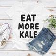 Eat More Kale Women V-Neck T-Shirt