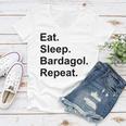 Eat Sleep Bardagol Repeat Women V-Neck T-Shirt