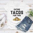 Eating Tacos For Two Women V-Neck T-Shirt