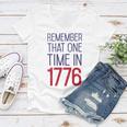 Fourth Of July Remember 1776 Funny 743 Shirt Women V-Neck T-Shirt