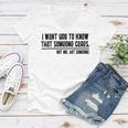 Funny I Want You To Know That Someone Cares Not Me But Someone V3 Women V-Neck T-Shirt