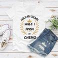 Hold My Crown While I Finish My Chemo V6 Women V-Neck T-Shirt