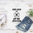 Keep Calm And Let Me Save Your Kitty Women V-Neck T-Shirt