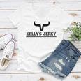 Kellys Jerky Custom Design Women V-Neck T-Shirt