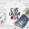 Live Laugh Bark 9 Trending Shirt Women V-Neck T-Shirt