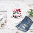 Love Is In The Air Try Not To Breathe 134 Trending Shirt Women V-Neck T-Shirt