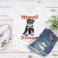 Miniature Schnauzer At Home Meal Timer Multi Tasking Dog Women V-Neck T-Shirt