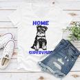 Miniature Schnauzer Home Supervisor Child Wrangler Multi Tasking Dog Women V-Neck T-Shirt