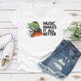 Music Makes It All Better 760 Shirt Women V-Neck T-Shirt