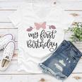 My First Birthday Women V-Neck T-Shirt