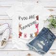 Official You Are Pawsome Women V-Neck T-Shirt