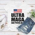 Ultra Maga And Proud Of It V8 Women V-Neck T-Shirt