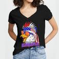 4Th July Amurica Throwing Stones Merch T-Shirt Women V-Neck T-Shirt